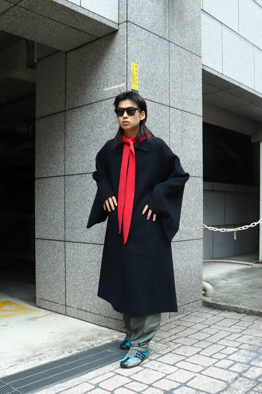 SOSHIOTSUKI  REVERSIBLE SEWING MAKUSHITA COAT(BLACK)