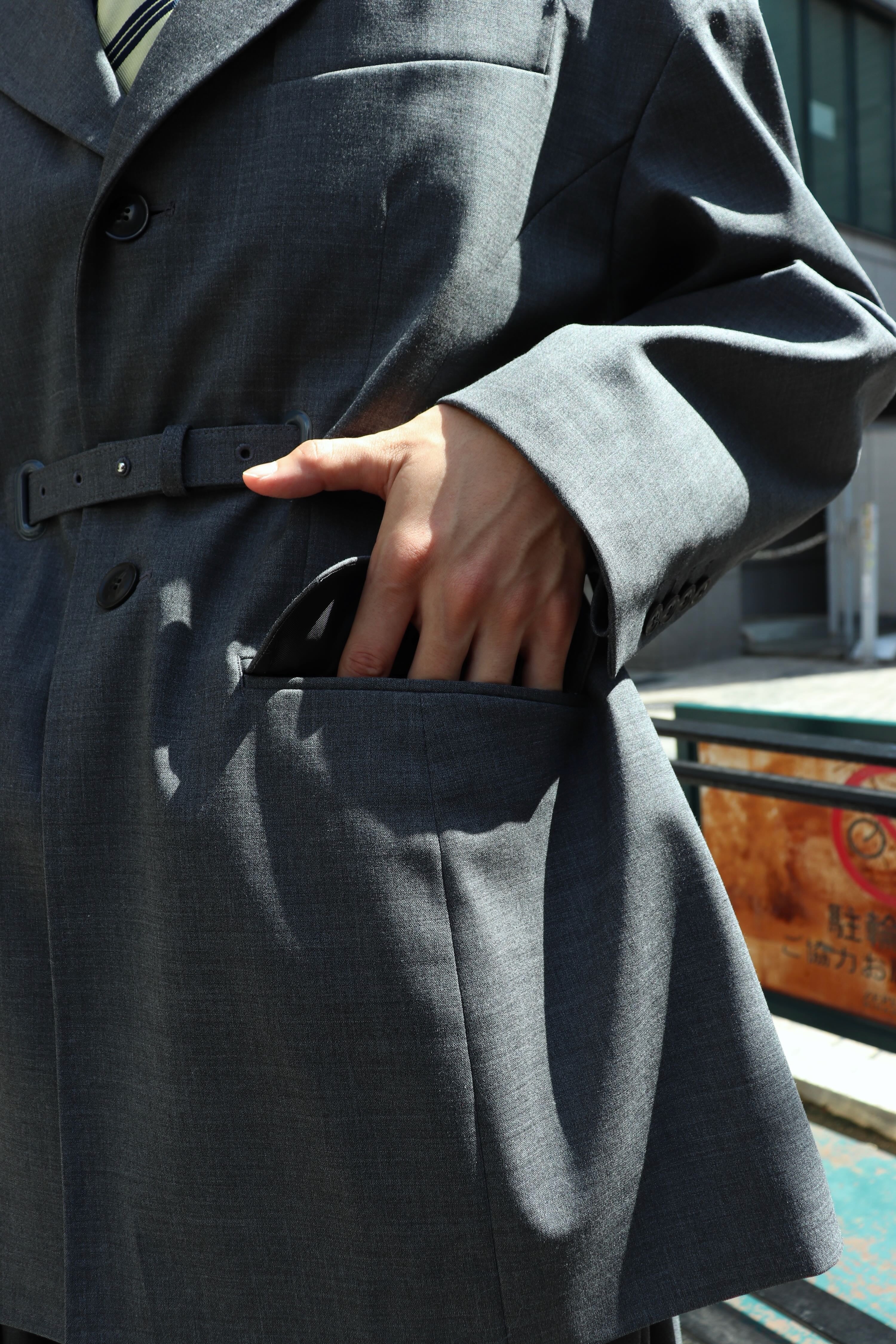 TOGA VIRILIS(トーガ ビリリース)のWool tropical bonding jacketの