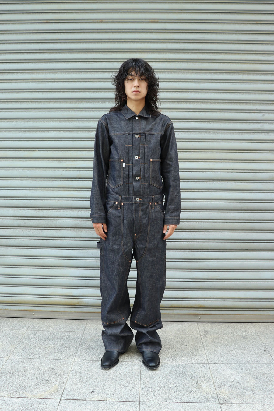 シュガーヒル　ジャンプスーツ　オーバーオール SUGARHILL(シュガーヒル)のMODERN DENIM JUMPSUITSの通販｜PALETTE art