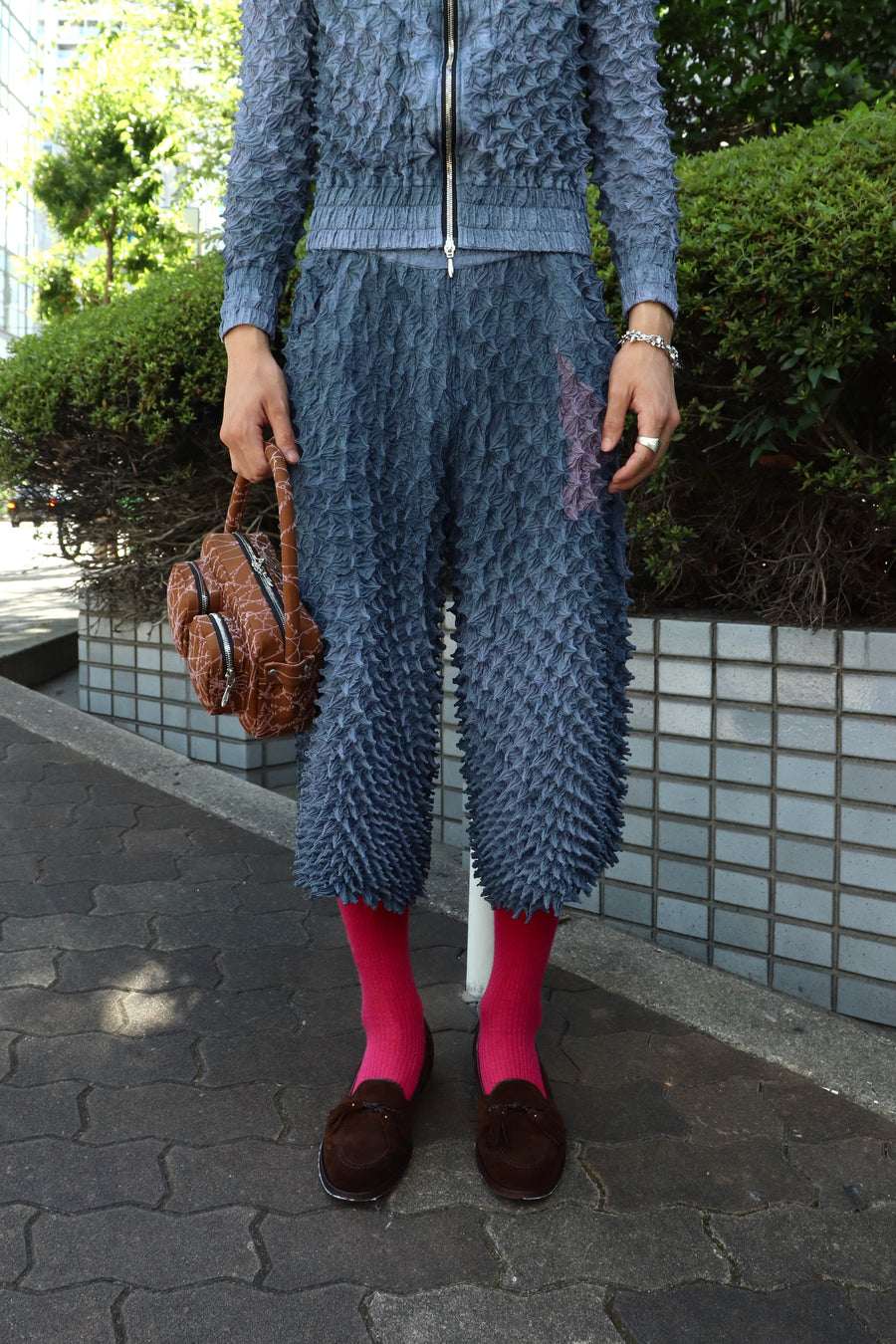 MASU  SPIKY SHORTS(FADED NAVY)