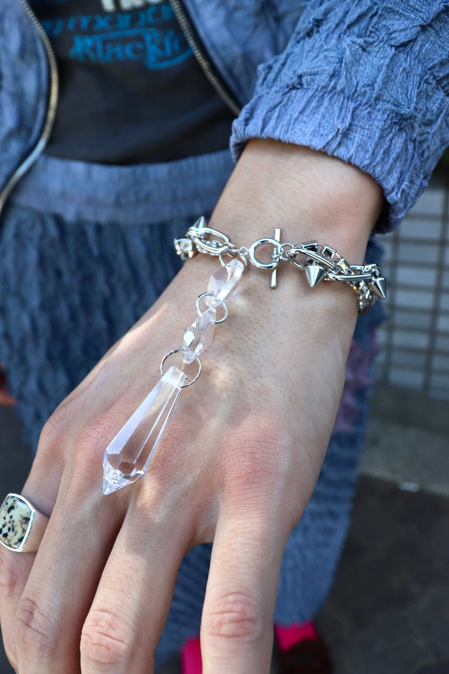 MASU  RAINDROP BRACELET(CRYSTAL)