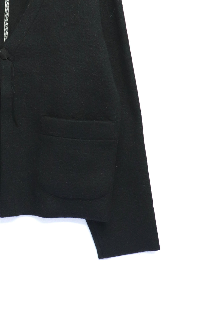 ［ー］MINUS  2025aw Cut Off 1B Cardigan(BLACK)