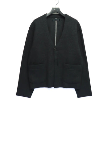 ［ー］MINUS  2025aw Cut Off 1B Cardigan(BLACK)
