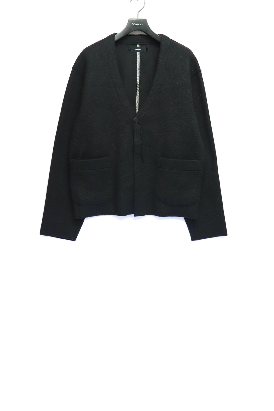 ［ー］MINUS  2025aw Cut Off 1B Cardigan(BLACK)