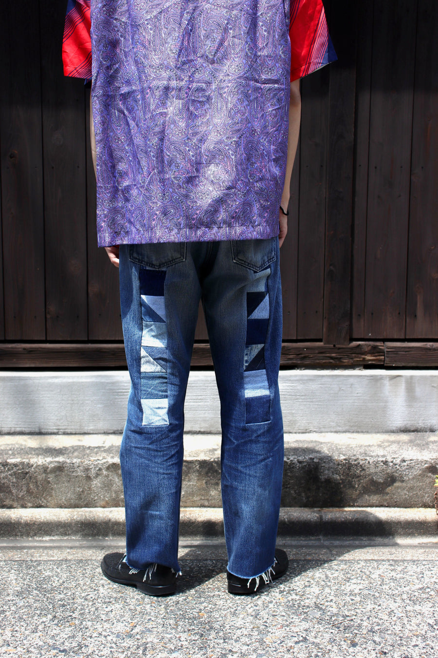 Children of the discordance  NY VINTAGE CUSTOMMADE PATCH DENIM B