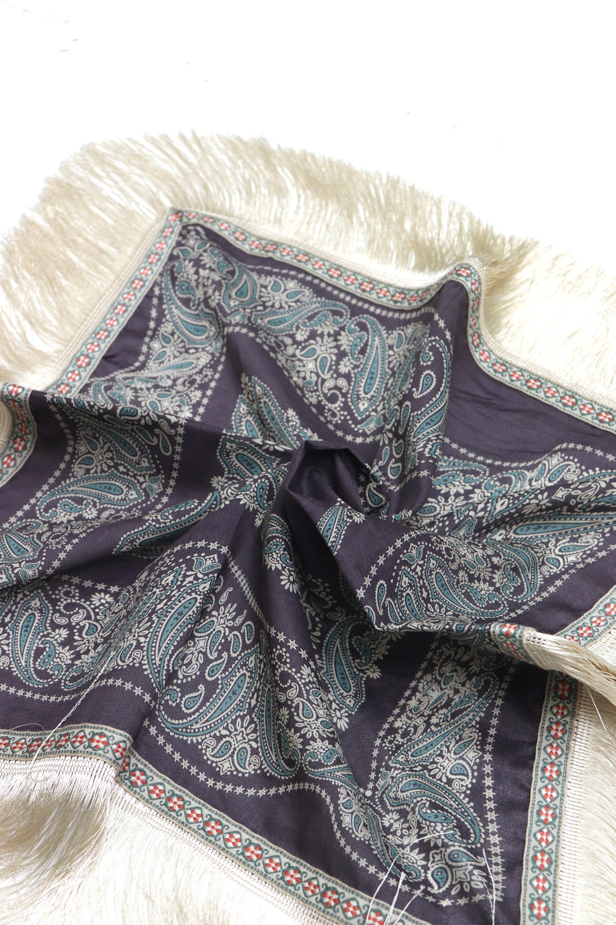 SUGARHILL  FRINGE BANDANA(PURPLE)