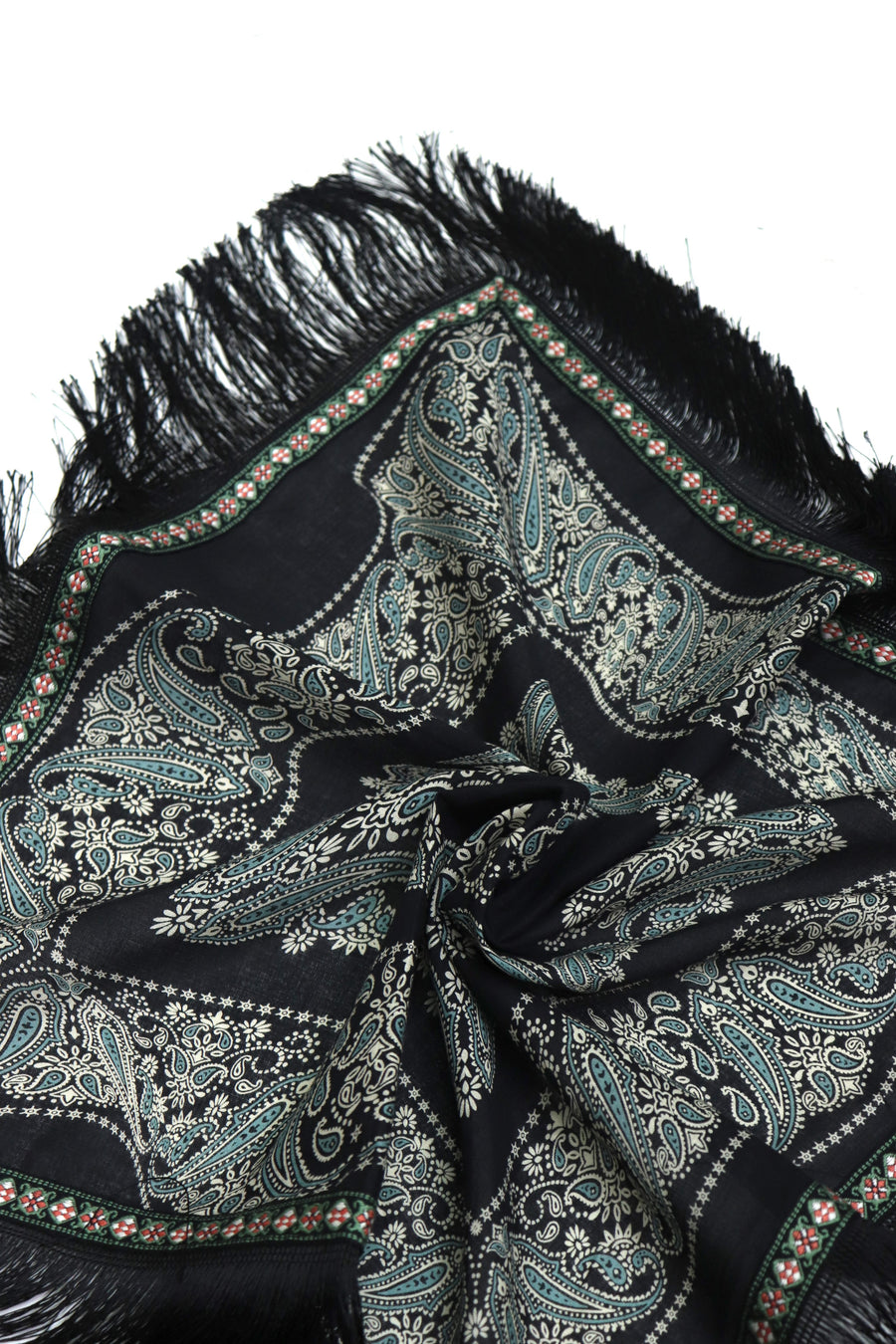 SUGARHILL  FRINGE BANDANA(BLACK)