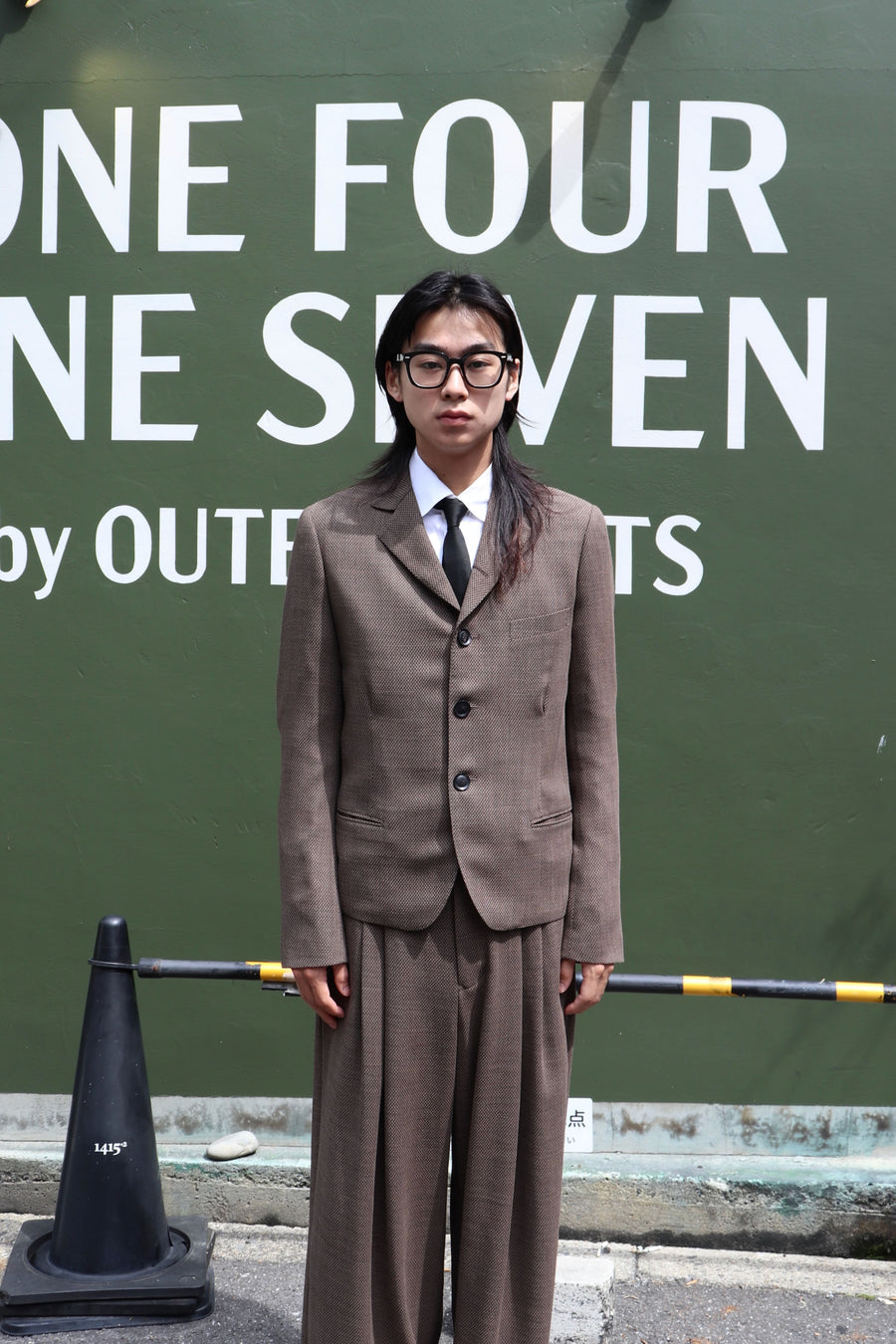 SOSHIOTSUKI  WOOL SERGE SLIM FIT JACKET