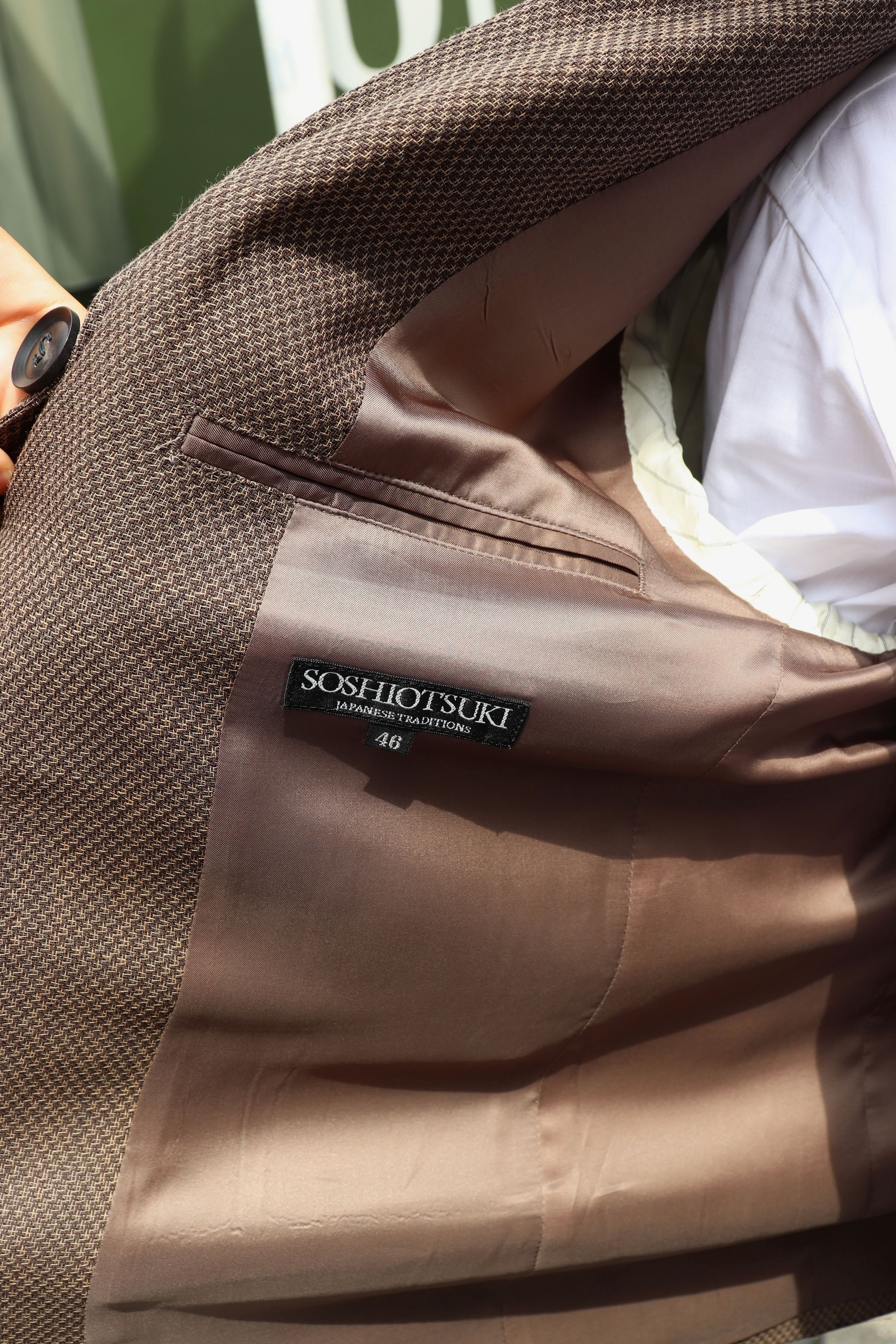 SOSHIOTSUKI(ソウシオオツキ)のWOOL SERGE SLIM FIT JACKETの通販
