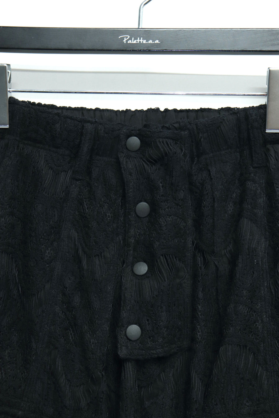 LEH  Lace Bondage Cargo Pants(BLACK)