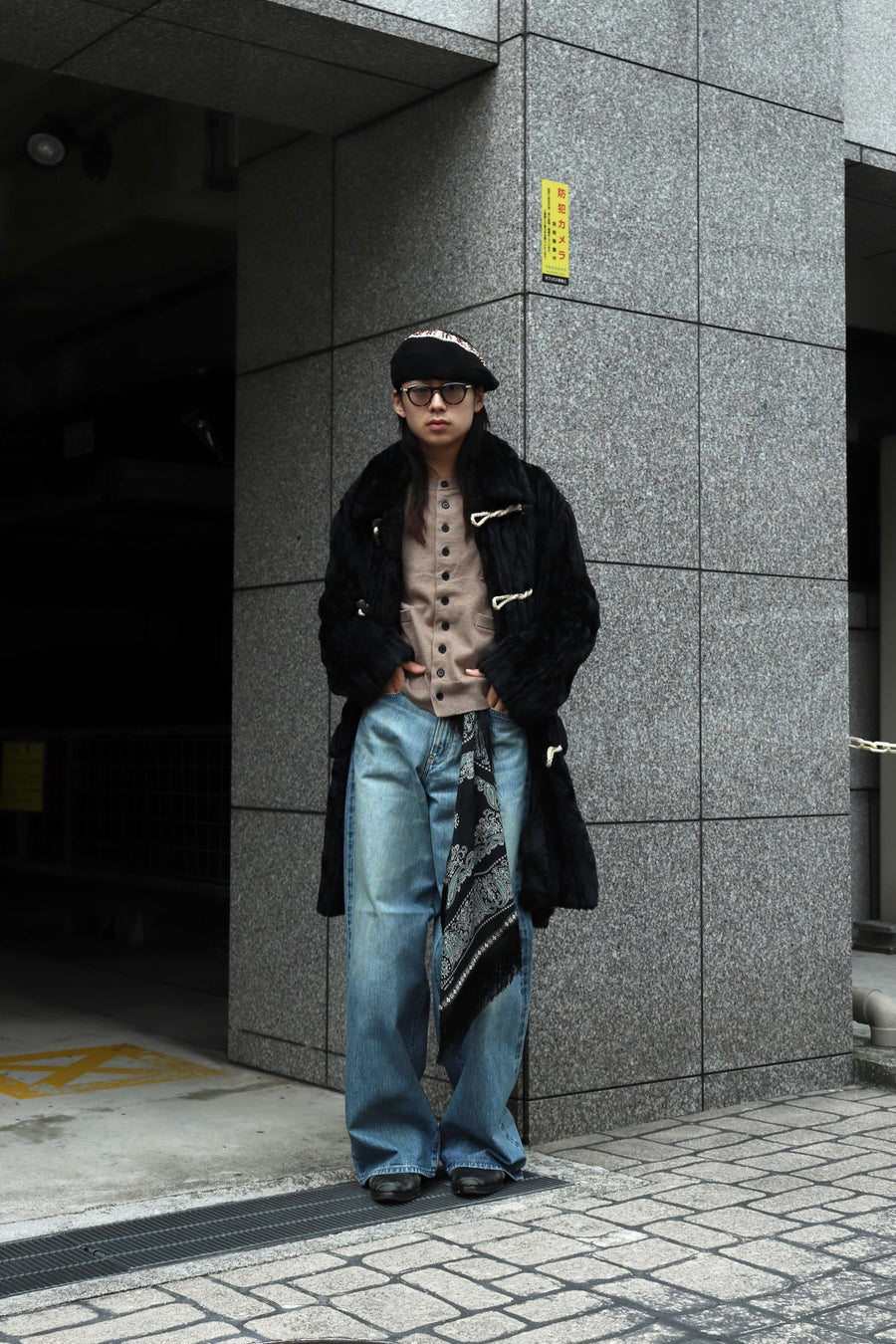 SUGARHILL  FUR COAT(BLACK)