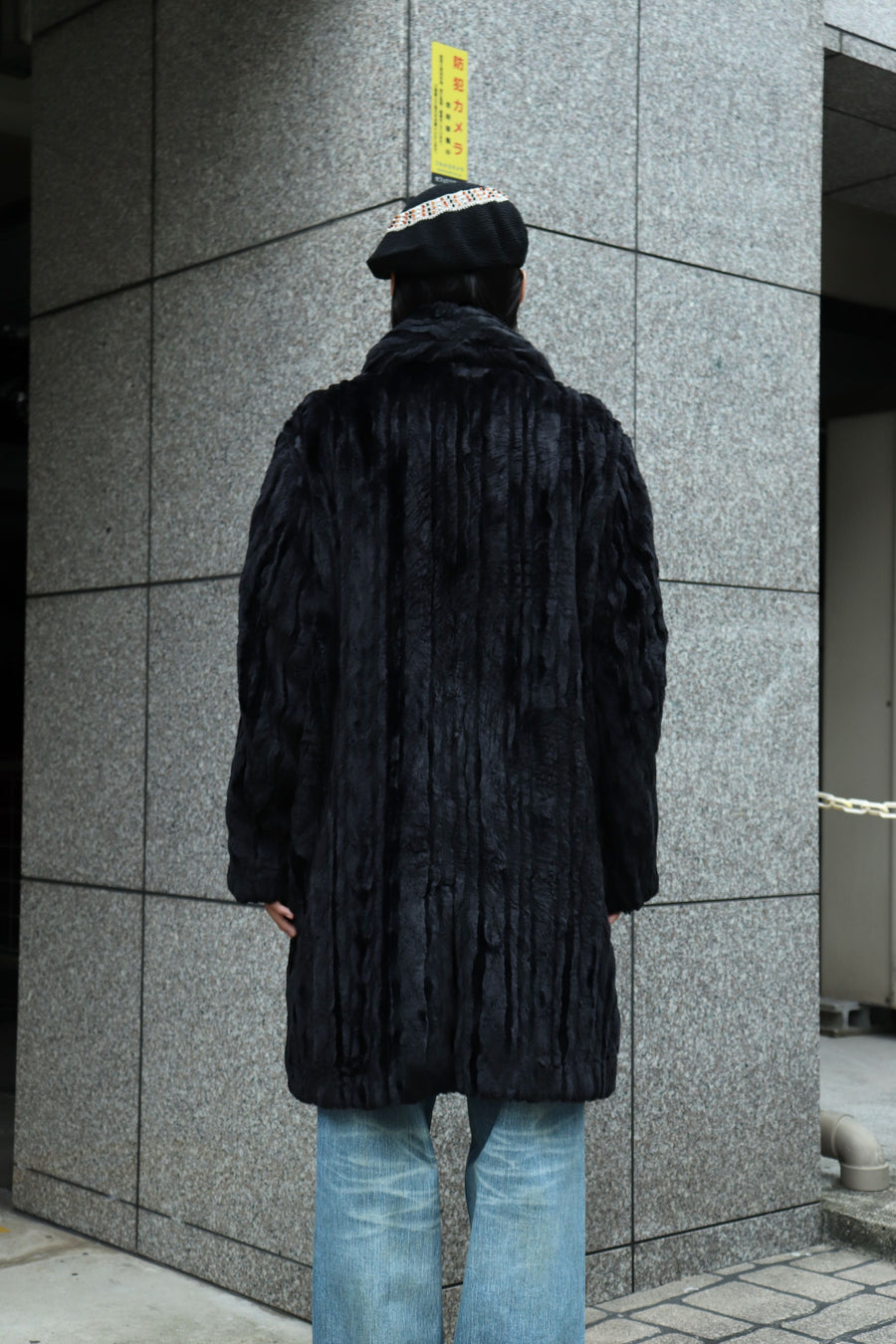 SUGARHILL  FUR COAT(BLACK)