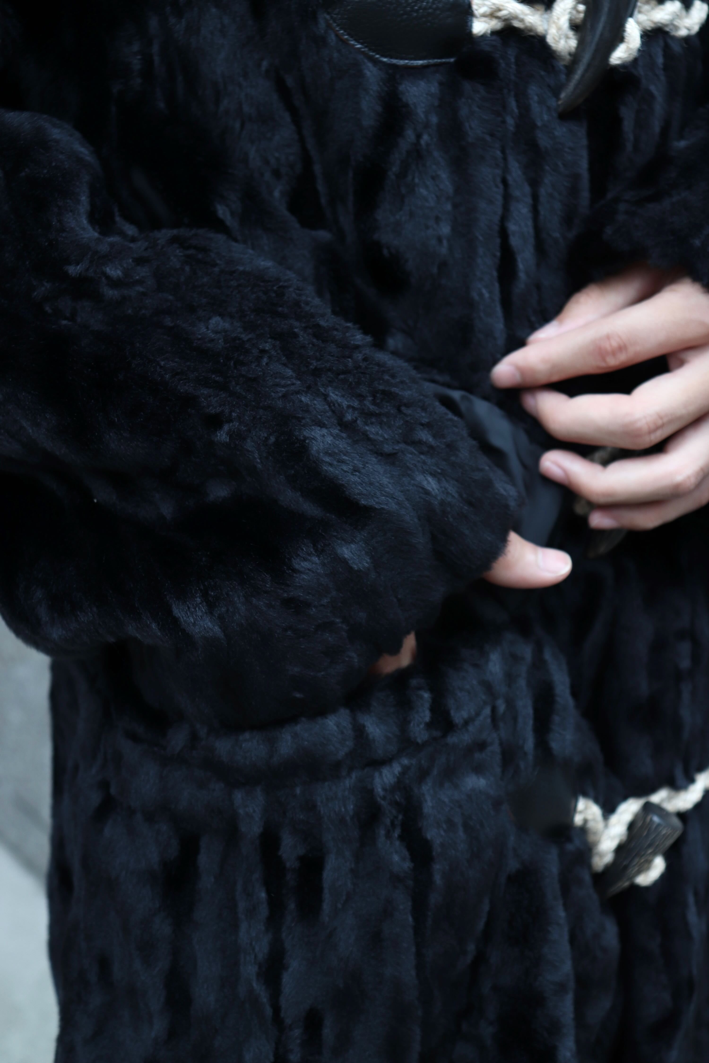 SUGARHILL(シュガーヒル)のFUR COAT BLACKの通販｜PALETTE art aliveの