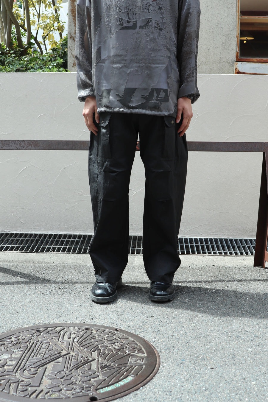 ANDERSSON BELL  SOLINA COATED CARGO PANTS