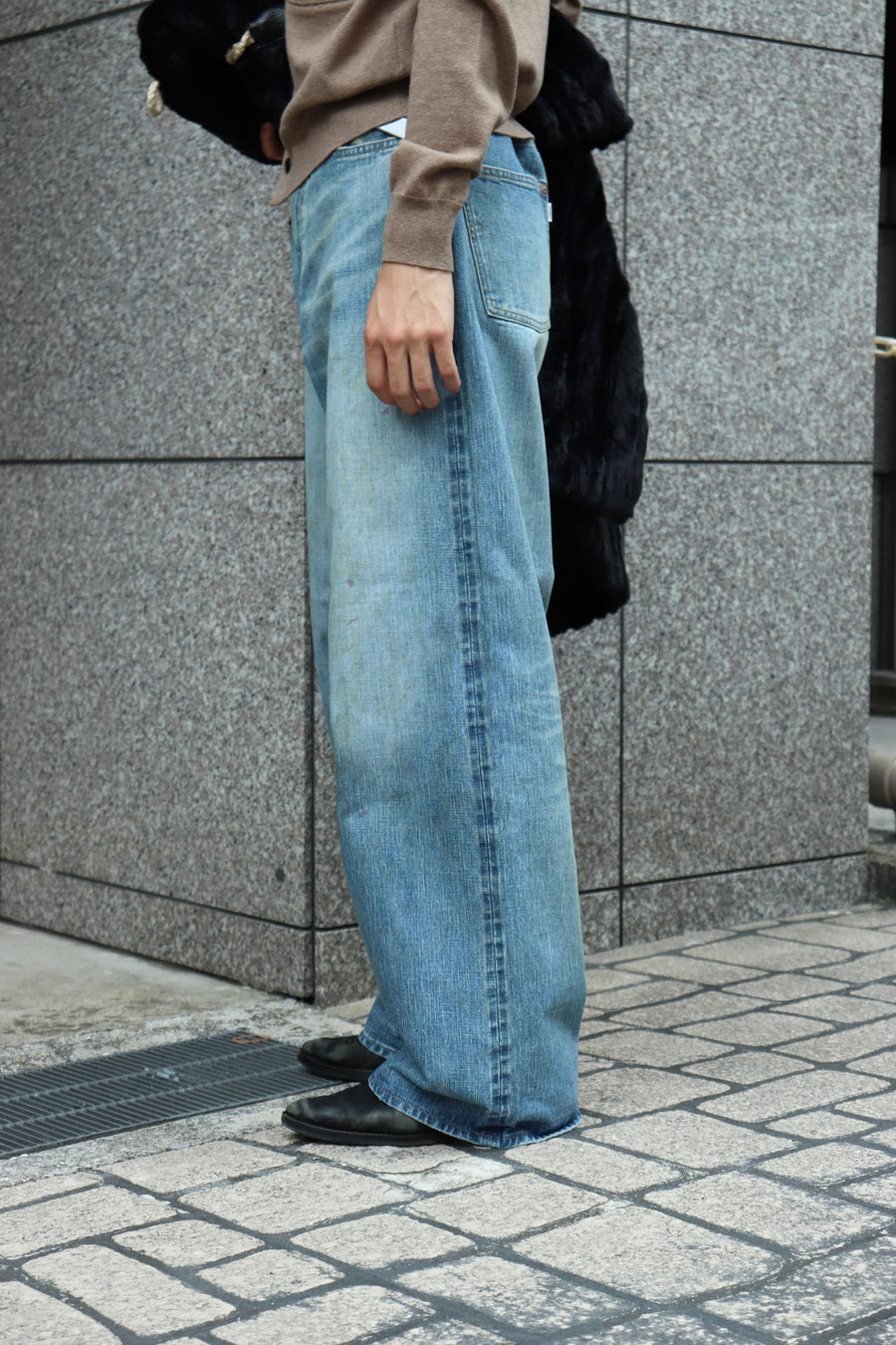 SUGARHILL  2025aw FADED MODERN DENIM PANTS WIDE CUT