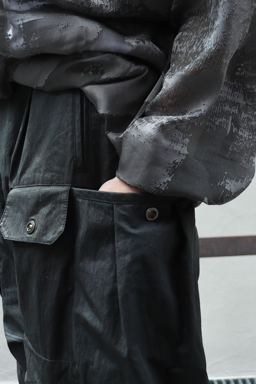 ANDERSSON BELL  SOLINA COATED CARGO PANTS
