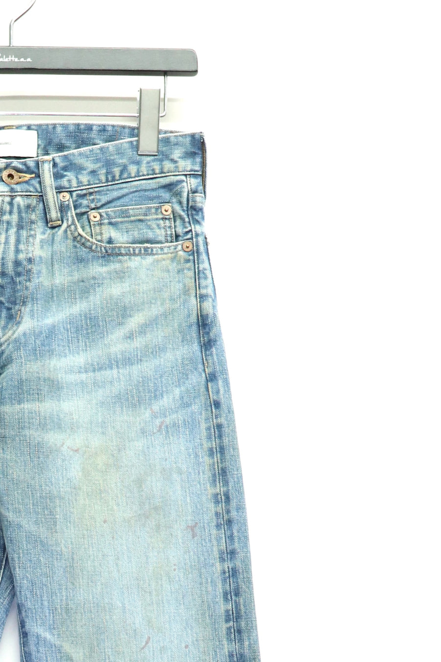 SUGARHILL  2025aw FADED MODERN DENIM PANTS STRAGHT CUT