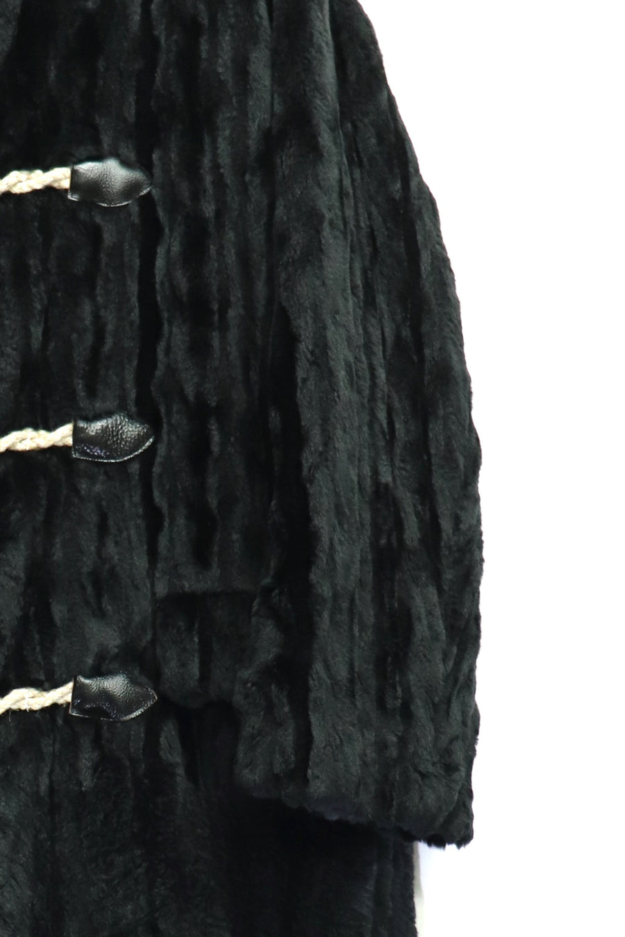 SUGARHILL  FUR COAT(BLACK)