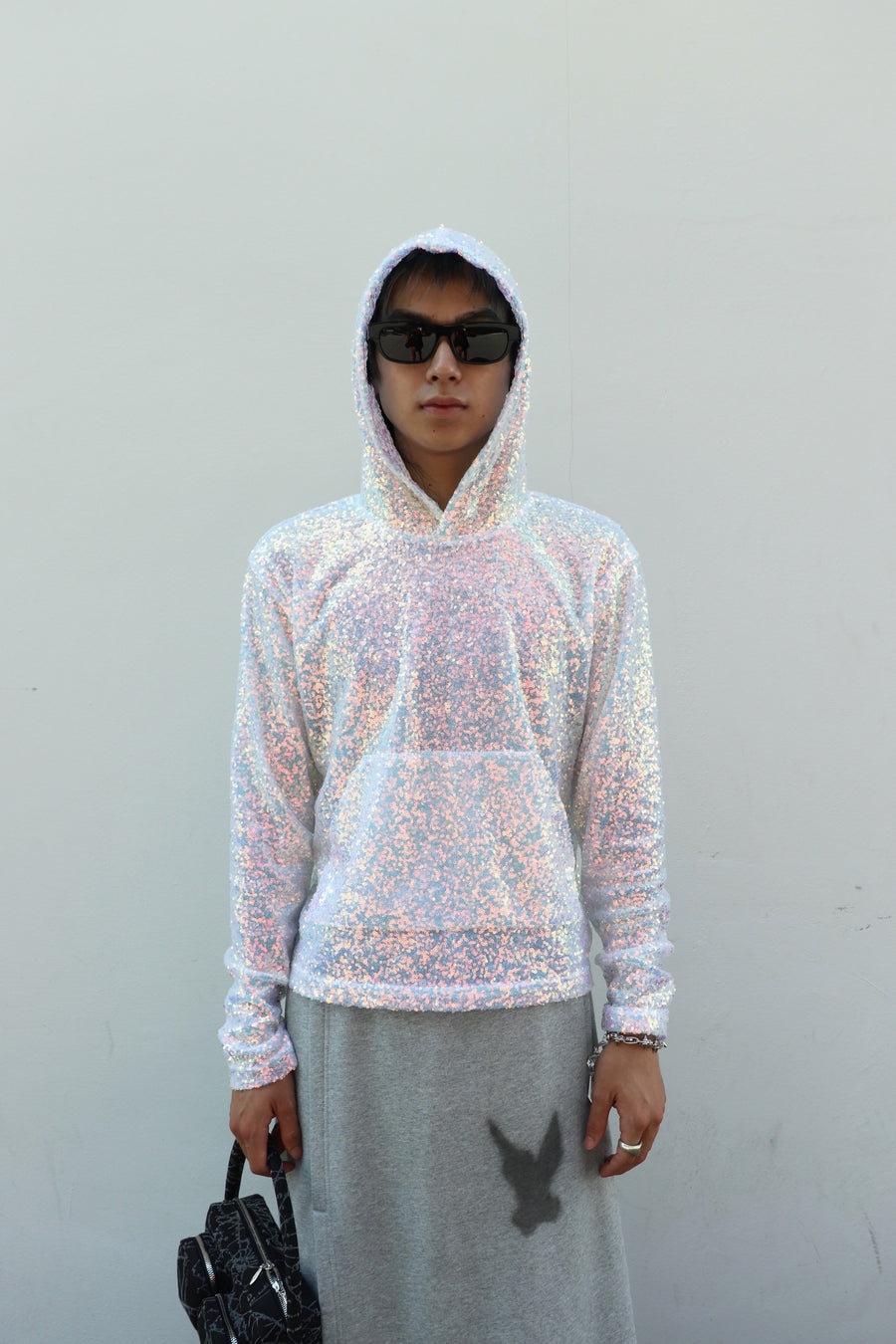 MASU  SEQUINS HOODIE