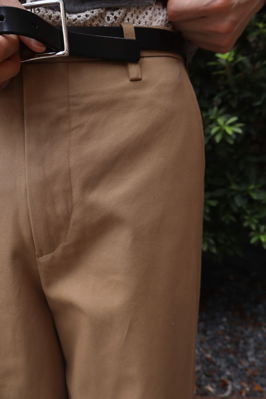 MASU(エムエーエスユー)のSTRAIGHT TROUSERS CAMELの通販｜PALETTE art