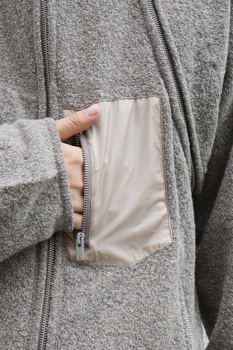 SUGARHILL  BOA ZIP JACKET(BEIGE)