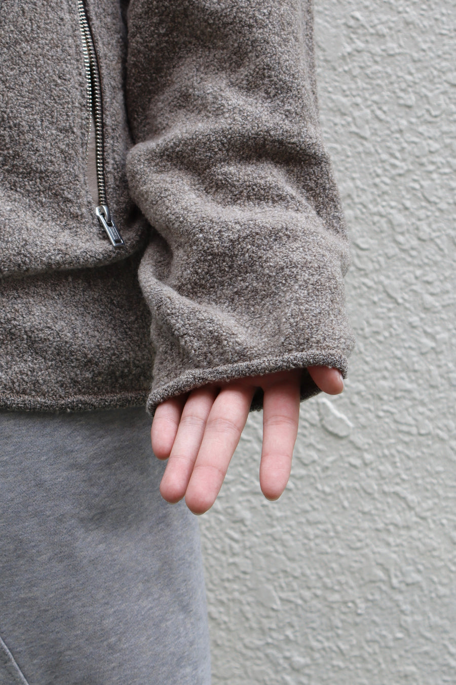 SUGARHILL  BOA ZIP JACKET(BEIGE)