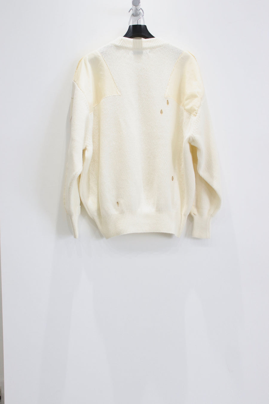 Children of the discordance  7G CIGARETTE HOLE COMMAND KNIT(OFF WHITE)