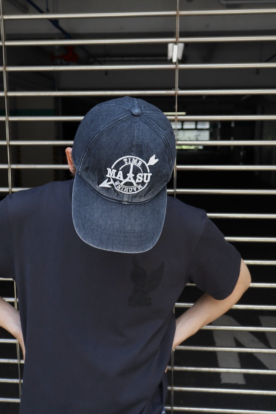 帽子 MASU 25aw MB EMBROIDERY CAP BLACK MB EMBROIDERY CAP | MASU(エムエーエスユー) / 帽子 キャップ (メンズ