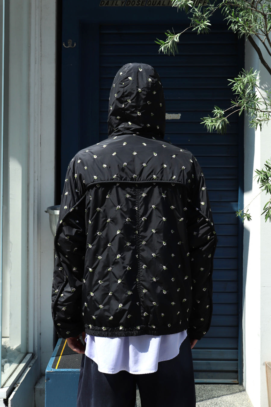 soe  All-Over Embroidered Hooded Jacket