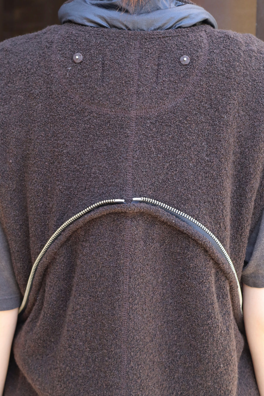 SUGARHILL  BOA ZIP JACKET(DARK BROWN)