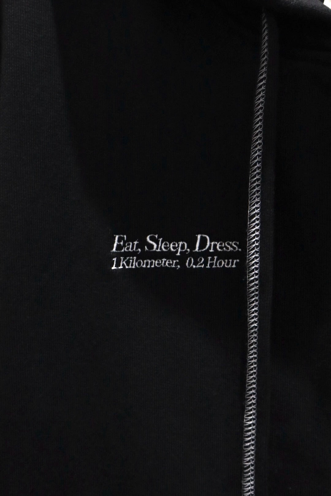 SHINYAKOZUKA(シンヤコヅカ)のORDINARY OLD STYLE ZIP HOODIE BLACK