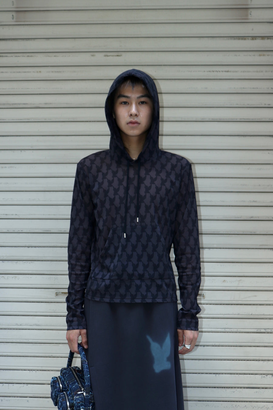 MASU  ANGEL MESH HOODIE(BLACK)