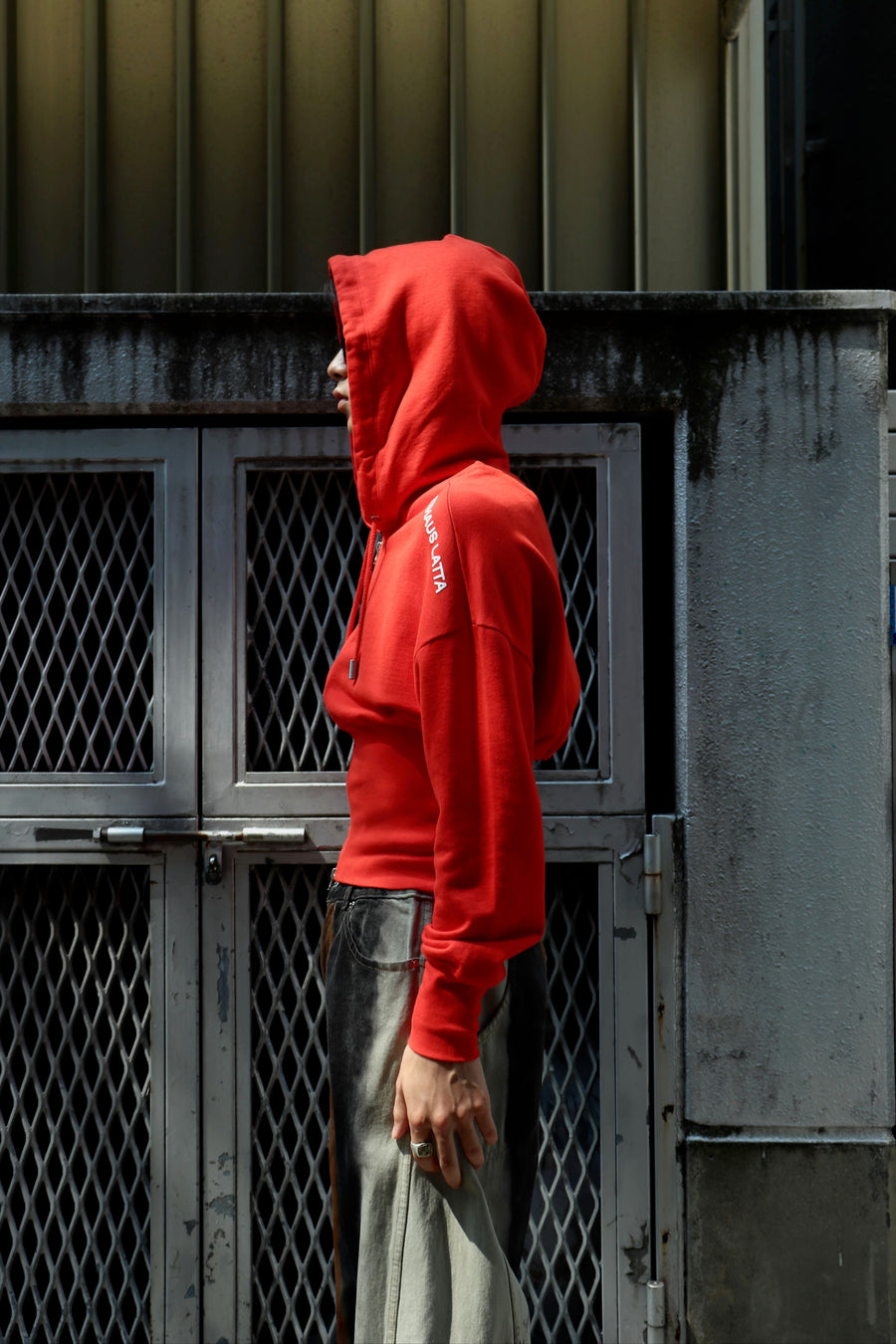 ECKHAUS LATTA  SNATCHED HOODIE(RED)