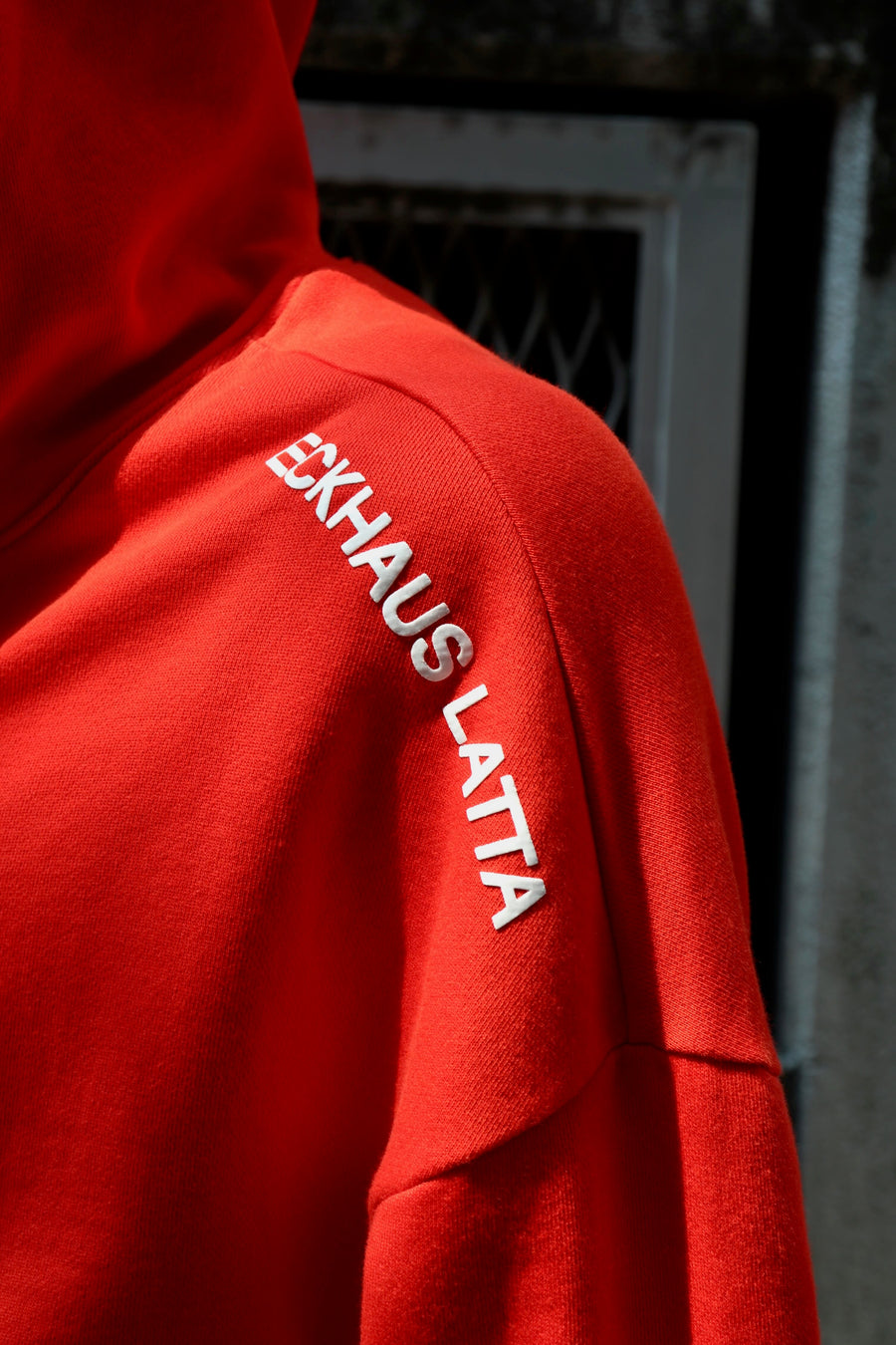 ECKHAUS LATTA  SNATCHED HOODIE(RED)