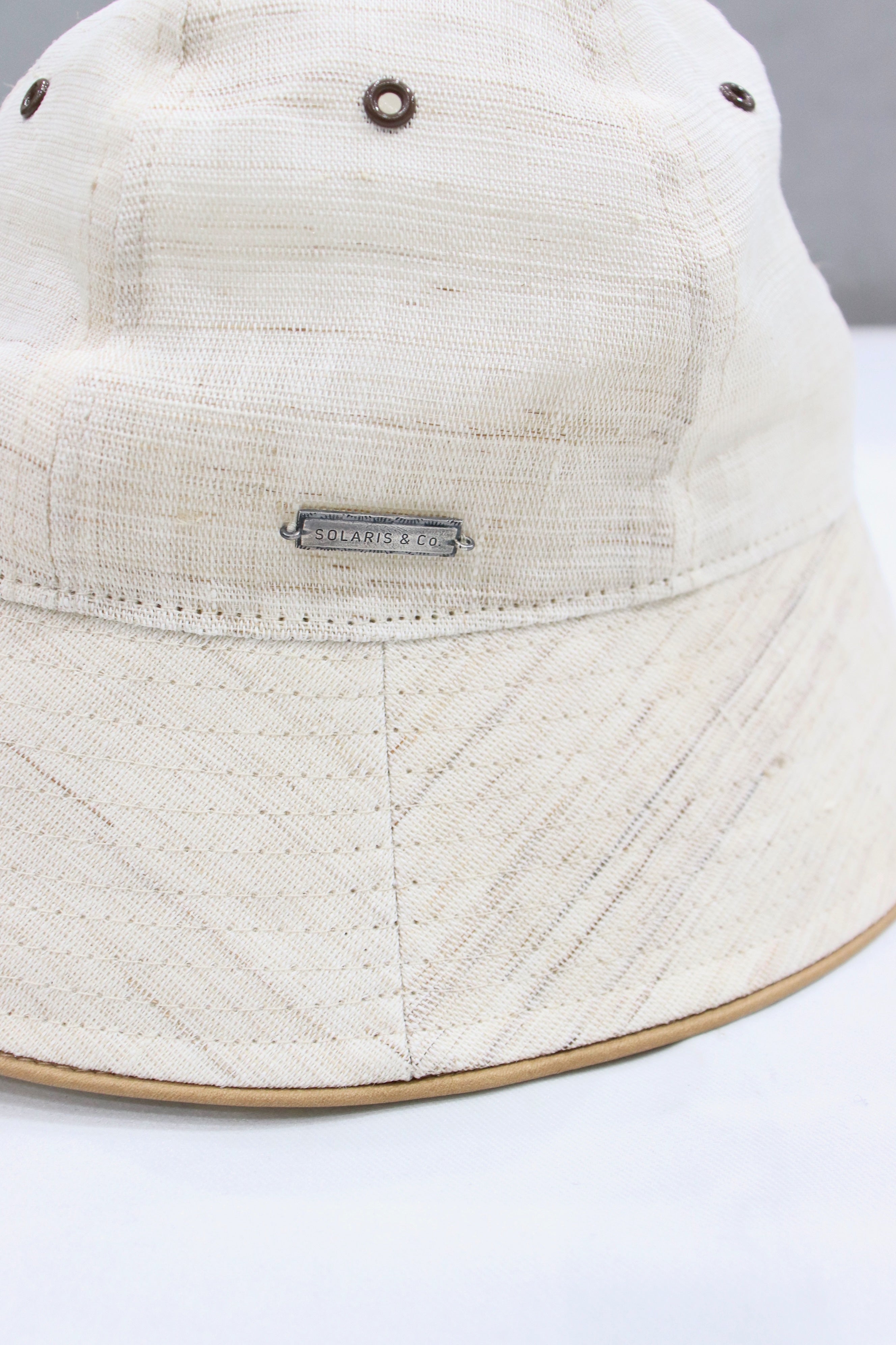 SOLARIS(ソラリス)のHEMP BUCKET HAT BADBOY NATURALの通販｜PALETTE