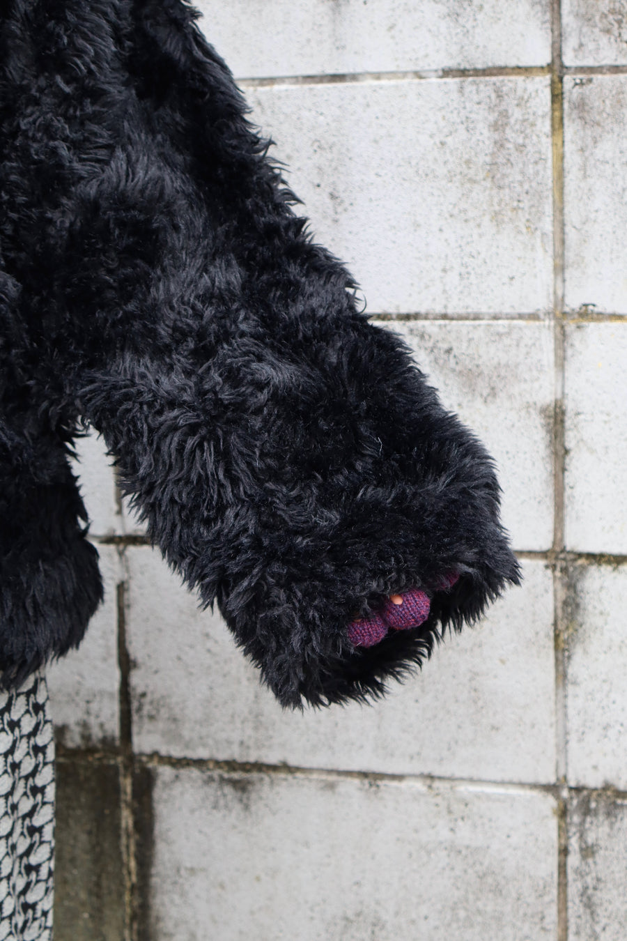 doublet  SINISTER MOUTH FAUX FUR JACKET