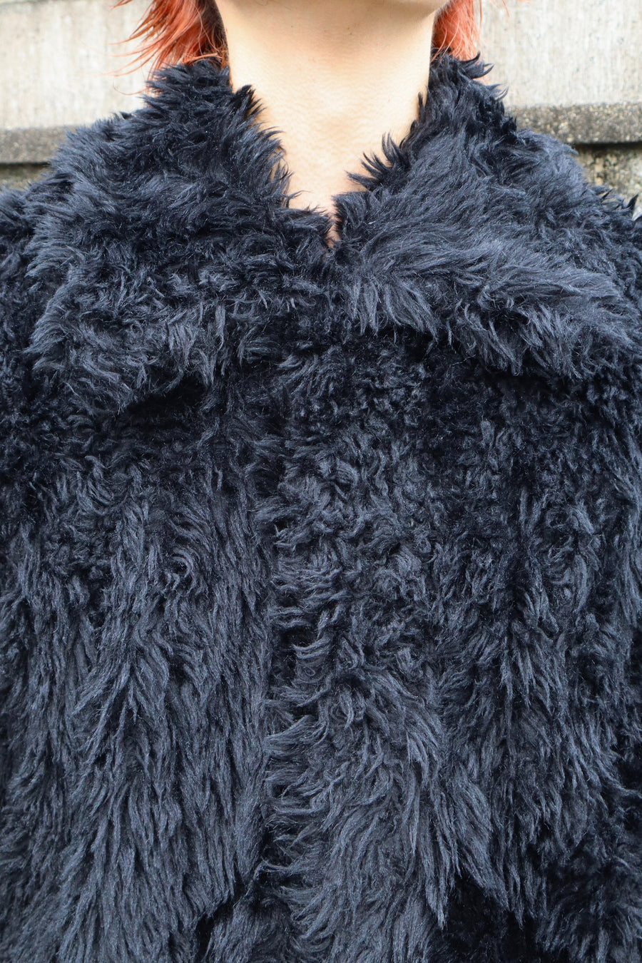 doublet  SINISTER MOUTH FAUX FUR JACKET