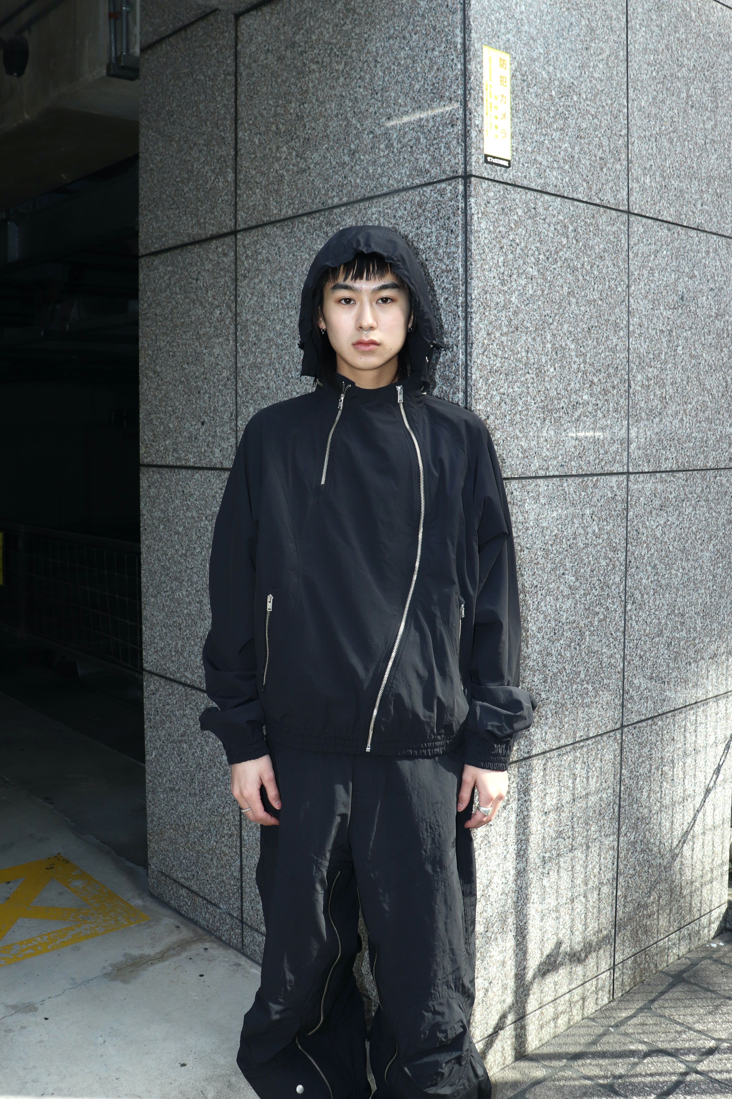 SUGARHILL NYLON ZIP HOODED JACKET サイズ3 SUGARHILL NYLON ZIP HOODED JACKET サイズ3