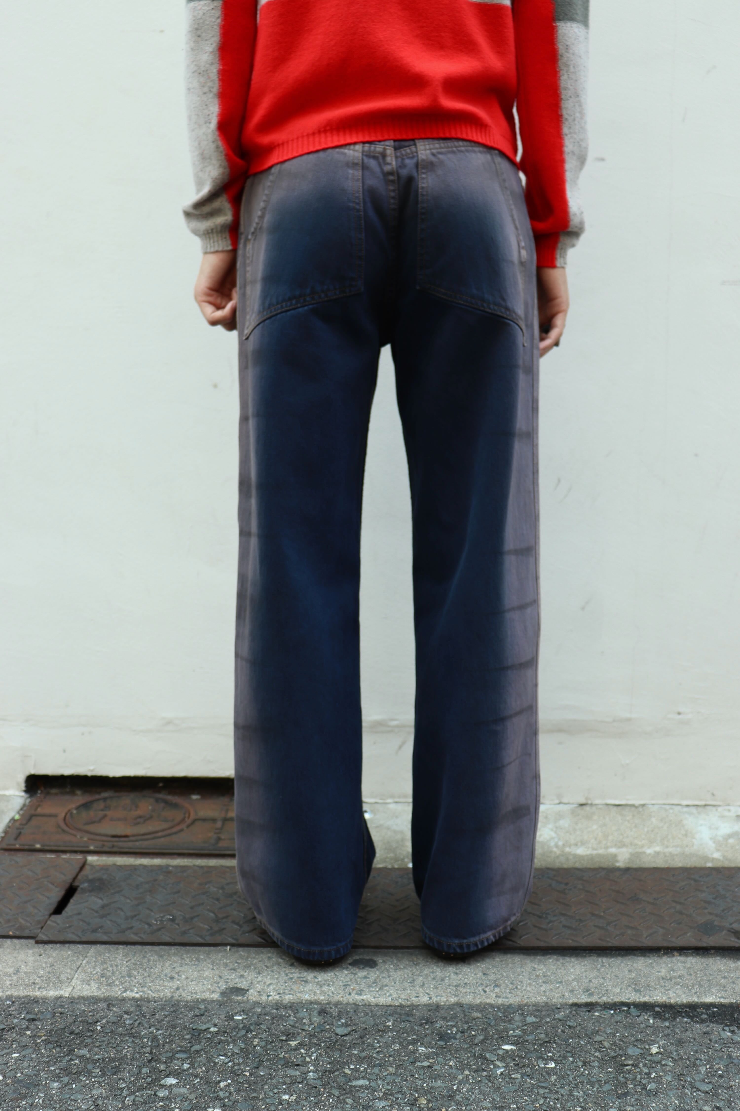 エレガット ECKHAUS LATTA(エコーズラッタ)のWIDE LEG JEAN WRINKLEの通販