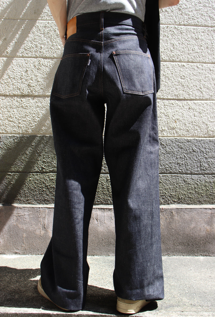 Sugarhill's Modern Denim Wide Trousers mail order | Palette Art