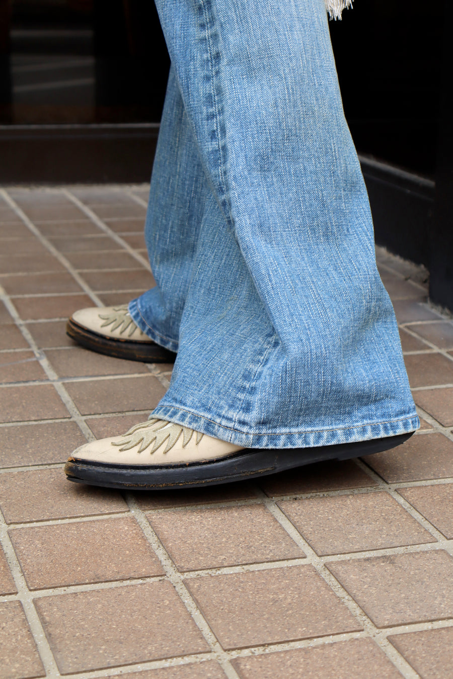 SUGARHILL  2025aw FADED MODERN DENIM PANTS FLARED CUT