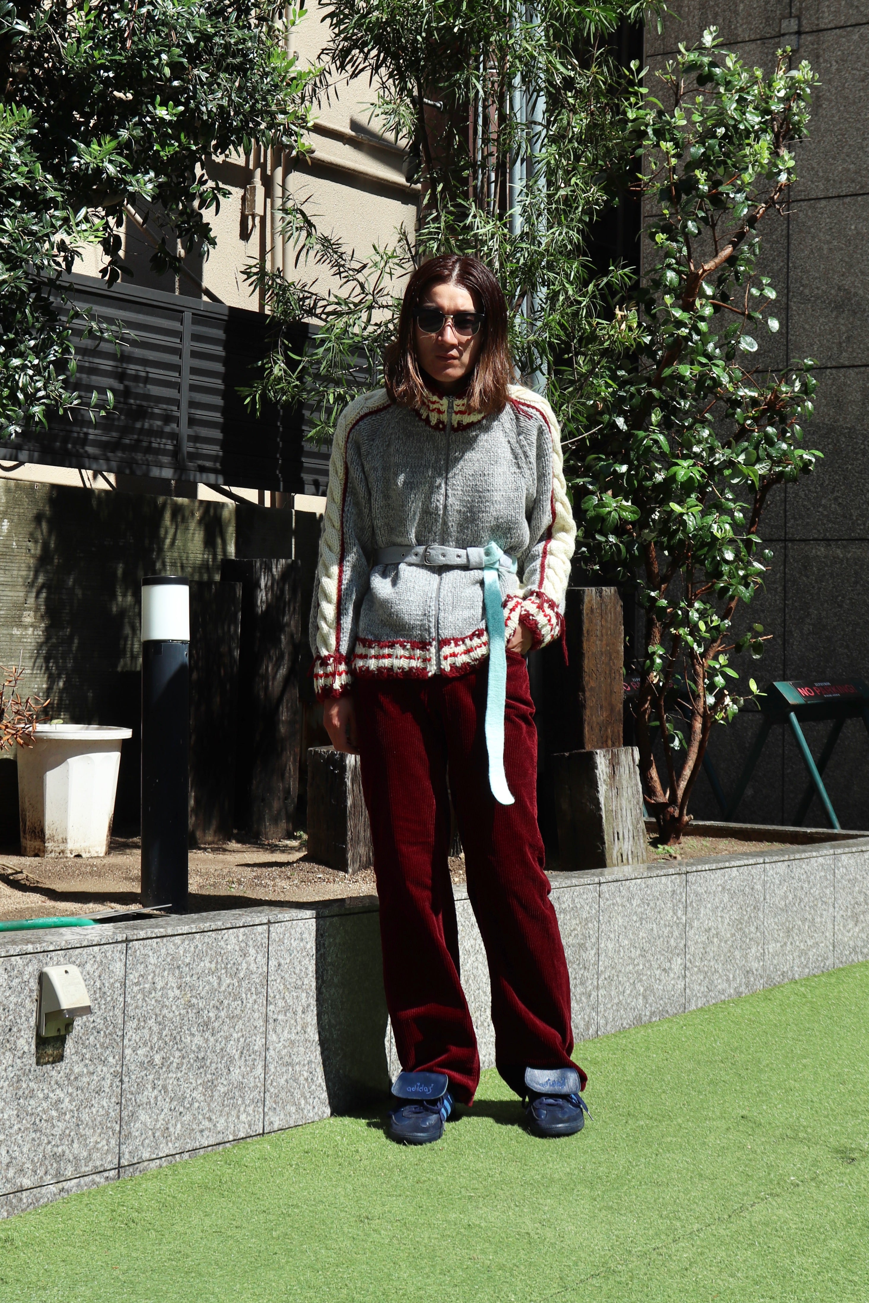 LITTLEBIG(リトルビッグ)のCorduroy Bootcut Pants Black or Bordeaux