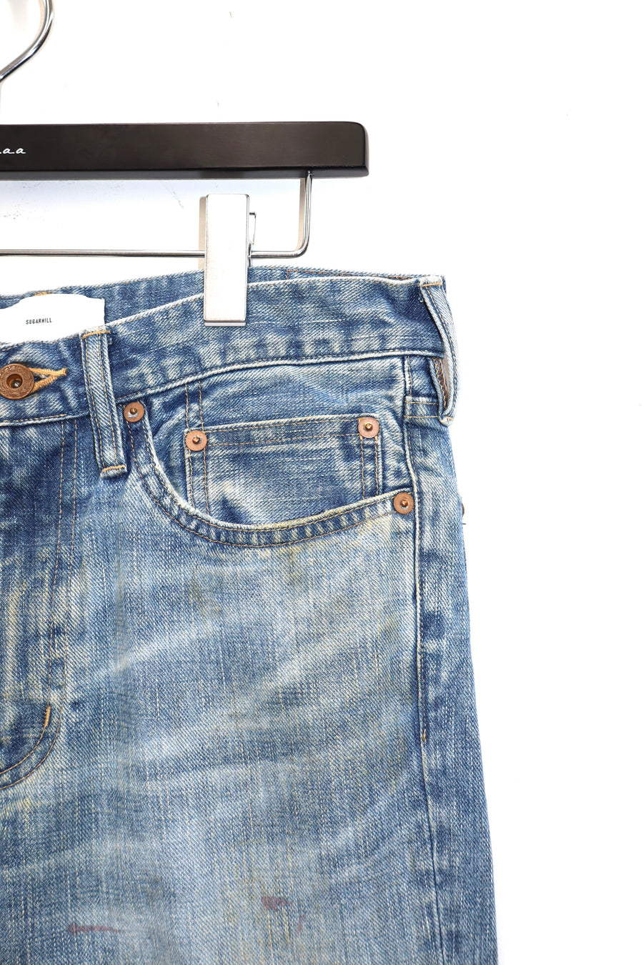 SUGARHILL  2025aw FADED MODERN DENIM PANTS FLARED CUT