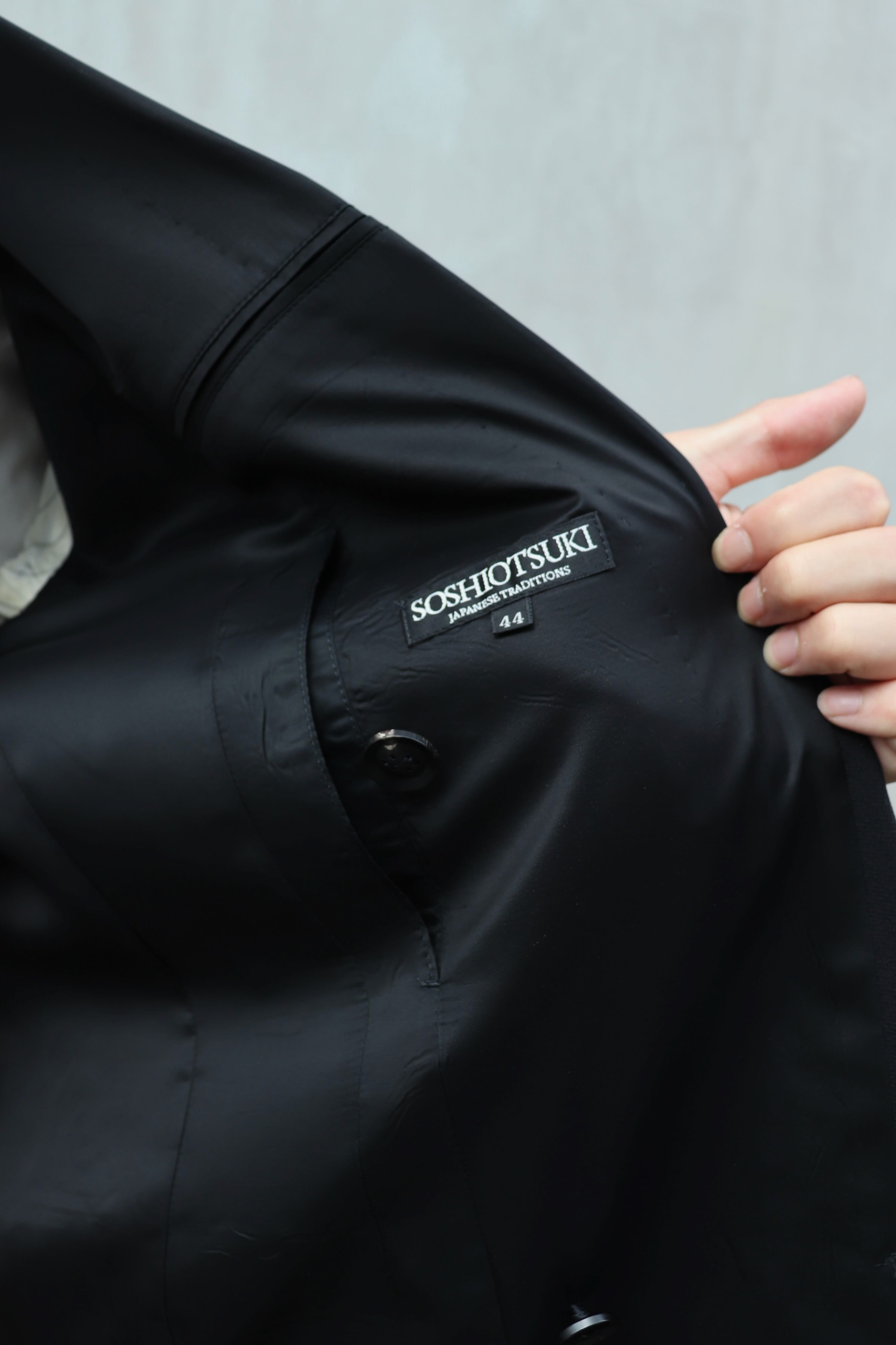 SOSHIOTSUKI(ソウシオオツキ)のINSIDE LAPEL JACKET BLACKの通販