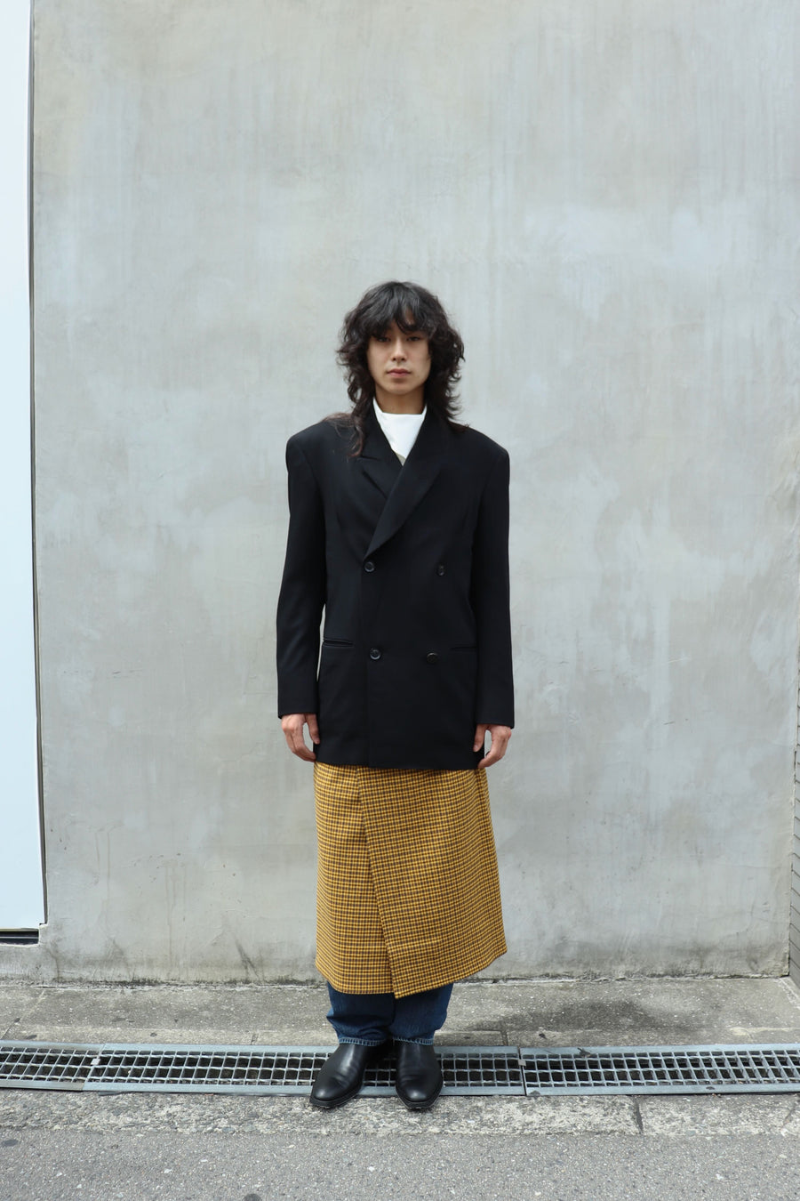 SOSHIOTSUKI(ソウシオオツキ)のINSIDE LAPEL JACKET BLACKの通販