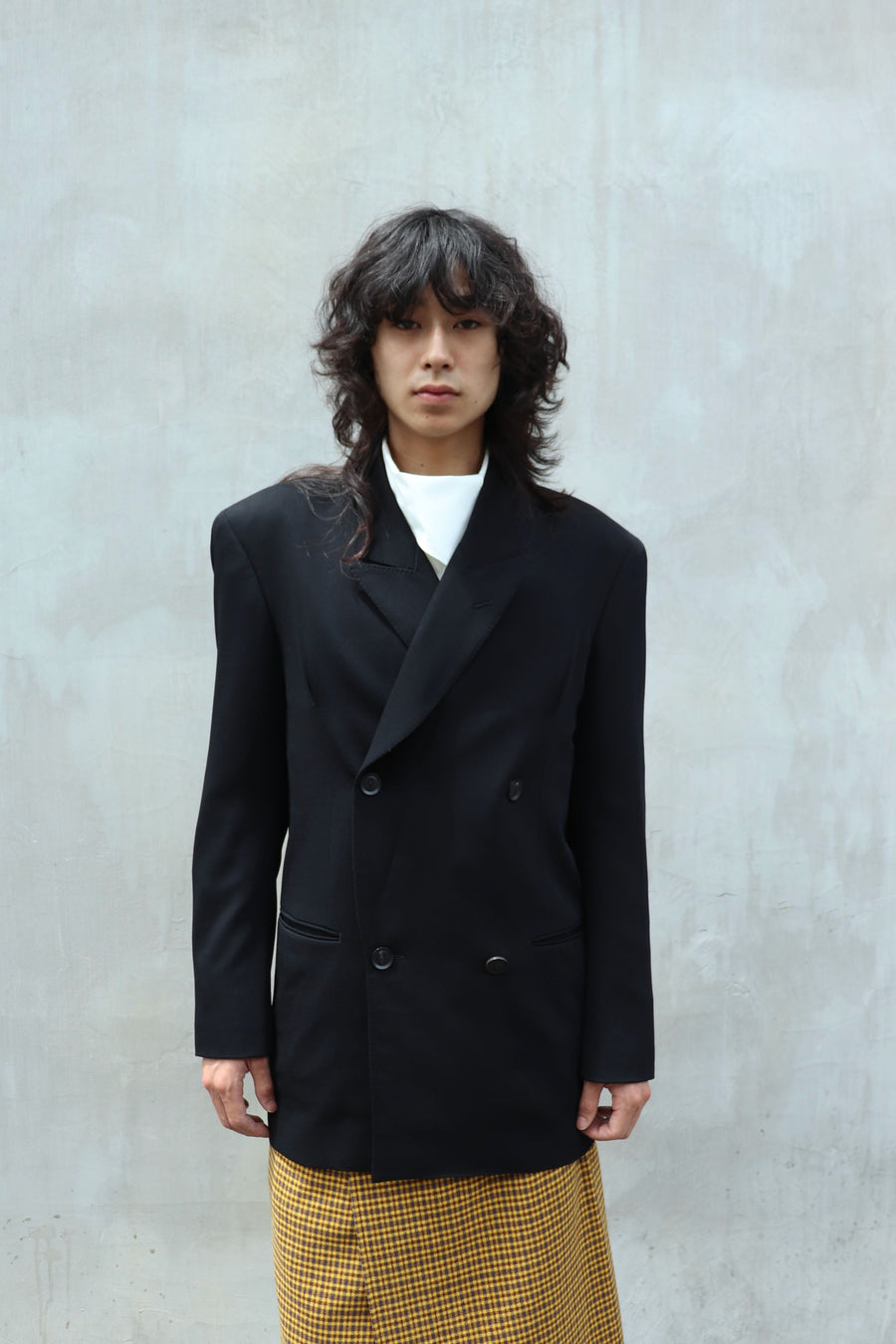 SOSHIOTSUKI(ソウシオオツキ)のINSIDE LAPEL JACKET BLACKの通販