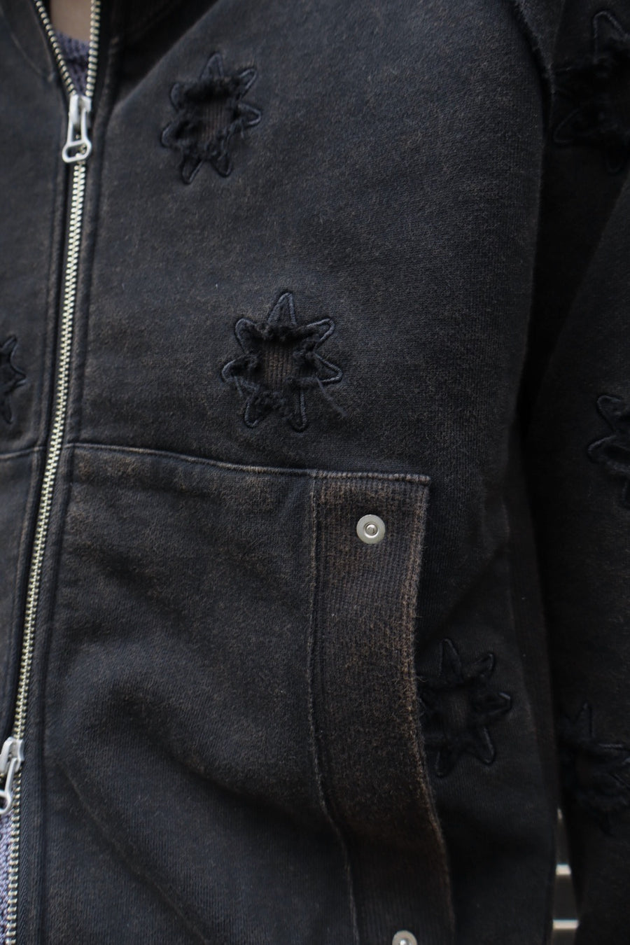 FAF  Stella BLACK(Zip up Hoodie)