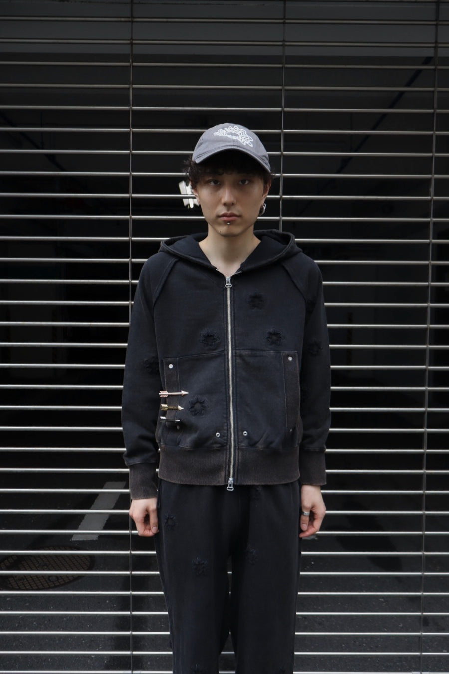 FAF  Stella BLACK(Zip up Hoodie)