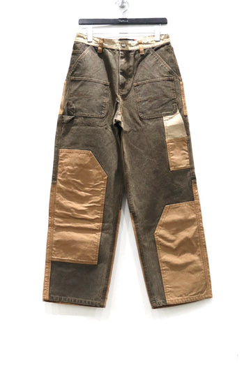 ANDERSSON BELL  PATCHWORK CARPENTER WIDE-LEG JEANS