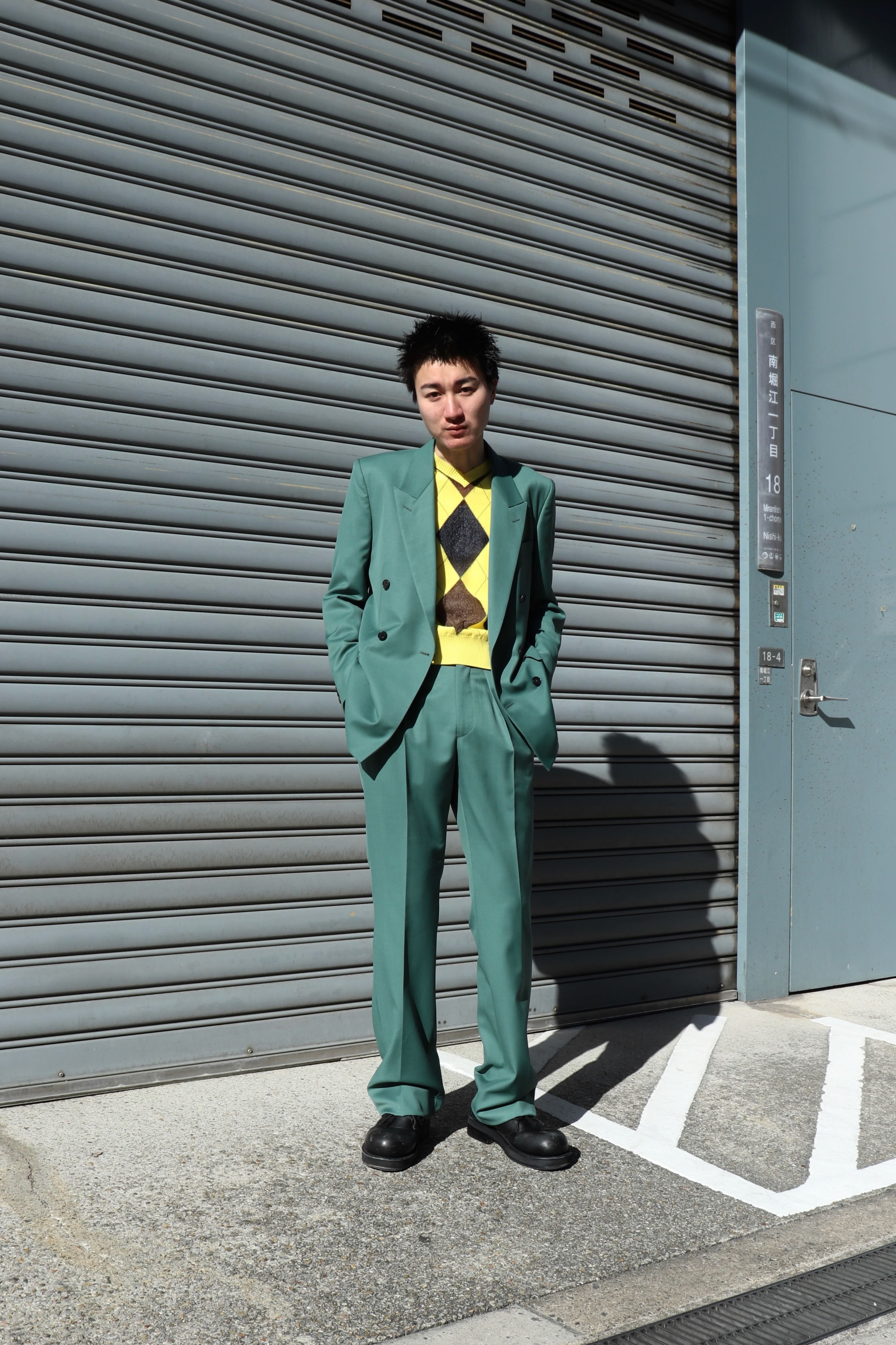 LITTLEBIG(リトルビッグ)のDouble Breasted JacketGray or Greenの通販